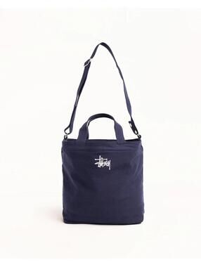 Stussy Canvas Crossbody Bag Navy